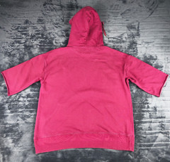 Vivienne Westwood Hoodie Small Pink Rugged Chaos Cutlass Patch Hooded Pullover