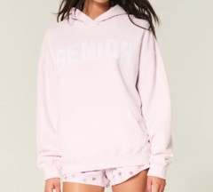 Hollister, XXS, SENIOR, Graphic, Oversized Hoodie
