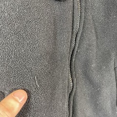 Dickies Sherpa Lined Fleece Hoodie Jacket Mens Large Workwear Black *pilling*