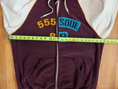Vintage y2k Triple Five Soul NYC Full Zip Hoodie Sweatshirt Men’s Large Hip Hop