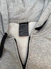 Adidas Men’s Hoodie Sweatshirt Full Zip Front Pockets Logo Size XL Grey