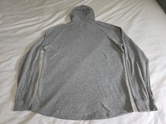 Marine Layer Lightweight Pullover Light Heather Gray Hoodie Sweatshirt SZ Marge