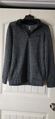 Under Armour Men’s Fleece Twist 1/4 Zip Pullover Size S Gray 1373359 NWT
