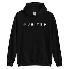US Airline United Airlines-Inspired Logo Unisex Hoodie S-5XL