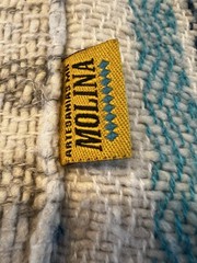 Molina Poncho Bohemian Mexican Baja Pullover Hoodie XL Hippie Beach Bum Coastal