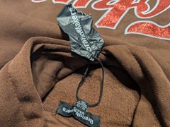 Brandmakers Men’s Apparel Kanji Dragon Brown Hooded Sweatshirt – Size XL