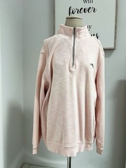 Tommy Bahama Tobago Bay Half-Zip Pullover Sweatshirt in Pink