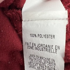 LL BEAN Men’s M Dark Red Crewneck Microfiber Fleece Pullover Zipper Chest Pocket