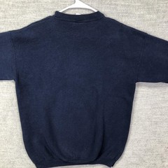 Vintage 90s Handcuffs Sweatshirt Teens XL Blue Logo Crewneck Funny Pullover USA