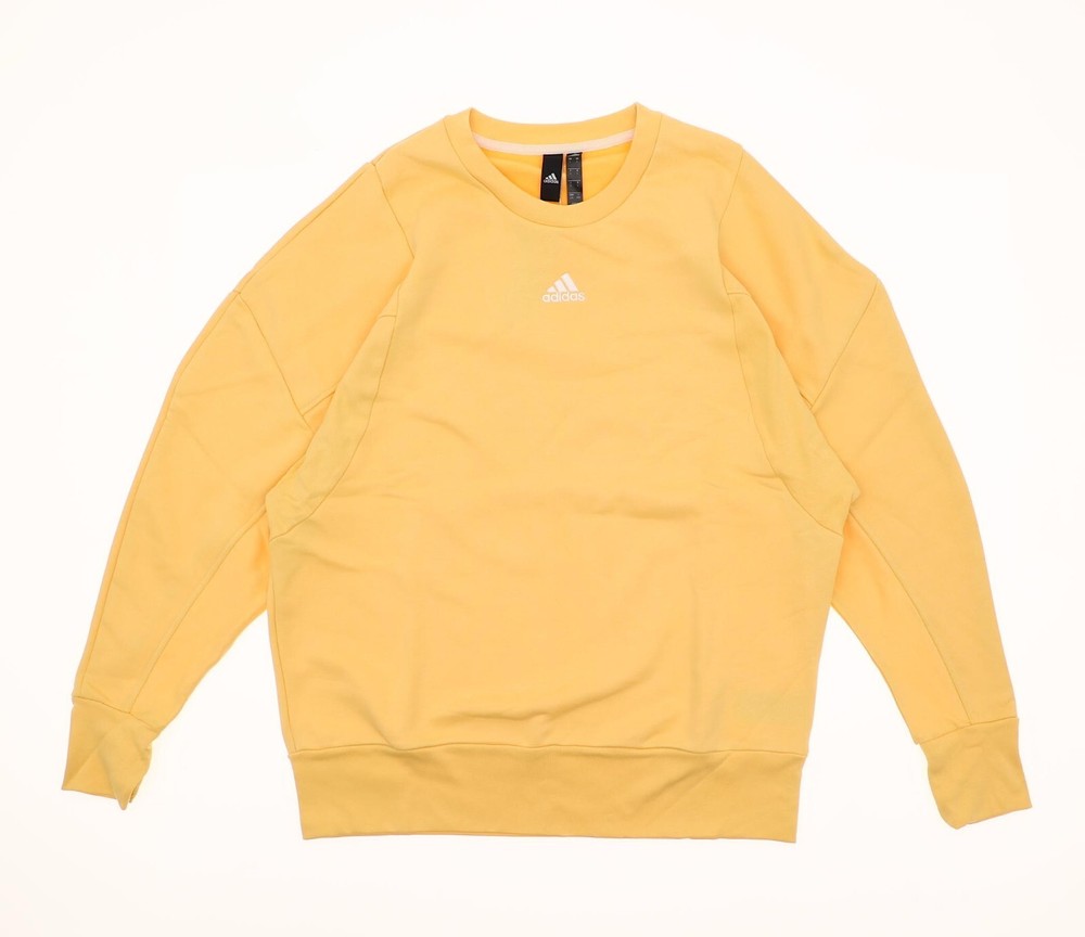 Adidas L82708 Mens Pulse Amber INTERNAL CREW Pullover Sweatshirt Size XL