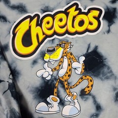 Cheetos Sweatshirt Mens Medium Tie Dye Oversized Baggy Fits Huge Big 50″ Chest