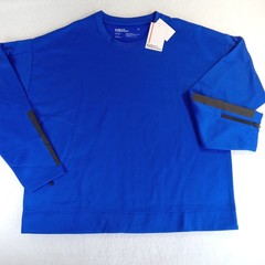 Sports Illustrated Men’s XL Blue Crew Neck Activewear Sweatshirt Zip Cuffs