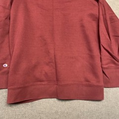 Champion Unisex Sweatshirt L Maroon Authentic Athleticwear Crewneck Script Logo