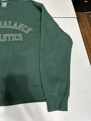 New Balance Sweatshirt Large Green Athletic Crewneck Y2k Sportswear Casual Retro