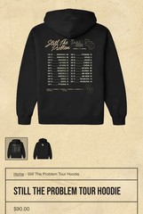 Morgan Wallen Still The Problem Official Tour Merch (Hoodie) Size : XL with Bag