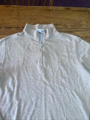 Peter Millar Pullover Sweatshirt Mens M Beige Long Sleeve 1/4 Golf P39