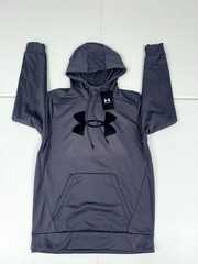 Under Armour Fleece Big Logo Hoodie Mens Gray 1379743 Pick Size NWT $60