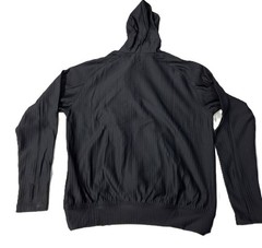 24-7 Series Grid Fleece Pullover Hoodie – Black Midweight Shirt W/Hood,Pocket