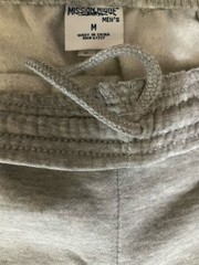 NWT Mission Ridge Mens Medium Full Zip Hoodie & Sweatpants Set Light & Dark Gray