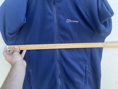 Berghaus Navy Blue Mens Full Zip Fleece Jumper Hiking Walking – Large