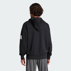 adidas men Essentials Loose-Fit 3 Bar Logo French Terry Hoodie