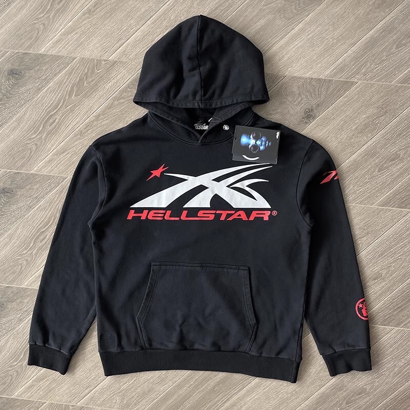 Hell Studios star Sport Hoodie logo wash sports men’s and women’s casual hoodie