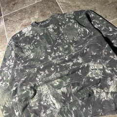 Bear River Men’s XL Multicolor Camo Pullover Sweatshirt Crewneck Fleece