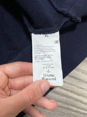 Vivienne Westwood Basic Logotype Sweatshirt Dark Blue Size XL Men’s