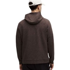 Lululemon Mens Textured Double-Knit Cotton Hoodie Burgundy Plum LM3EOZS Size M