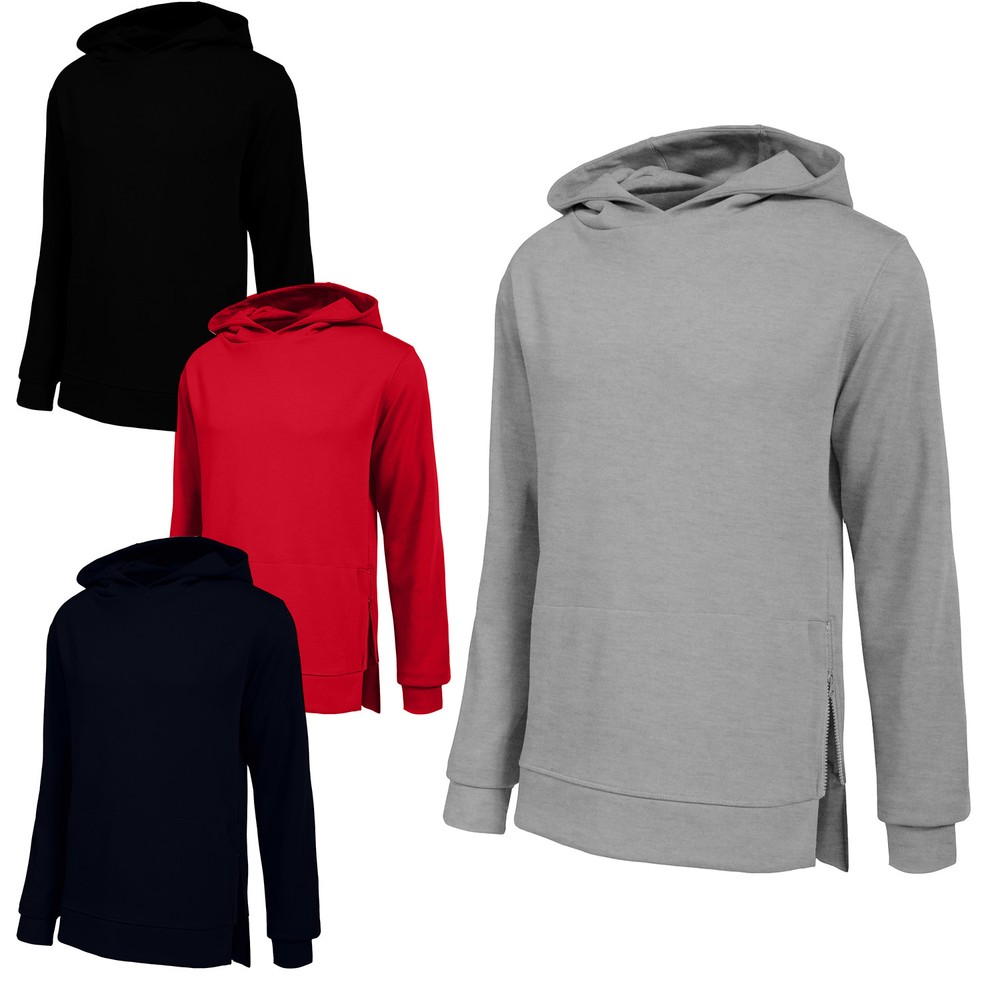 NE PEOPLE Mens Basic Pullover Long Sleeve Hoodie with Side Zipper [NEMT20]