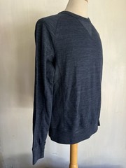 CHAMPION ATHLETIC APPAREL Official Retro Blue Crew Neck Sweatshirt Size Small