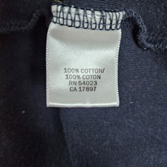 Banana Republic Dark Blue 1/4 Quarter Zip Size XL Pullover 100% Cotton WORN IN