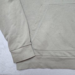 Jack Wolfskin Hoodie Mens Large Beige Pullover Hooded Pockets Lined Graphic
