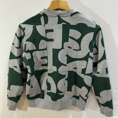 Lacoste Heritage Graphic Print Sweatshirt Crew Neck Green Gray Men’s Size XL / 6