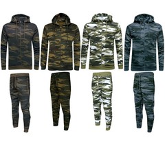 Men’s Full Tracksuit Set Jogging Bottom Joggers Zip Up Hoddie Slim Fit Hoody