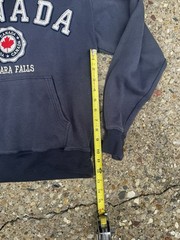 Navy Blue Niagara Falls Canada Adult Small Hoodie Sweatshirt XXS Hooded Shirt