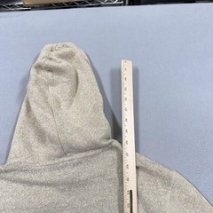 Katin Hoodie Mens Medium Beige Lightweight Knit Pullover Solid Logo All Season