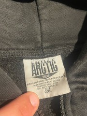 Arctic Wear UFC Logo Full Zip Fleece Hoodie w/ Pockets Black Men’s 2XL
