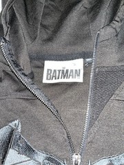 DC Comics The Batman Zippered Hoodie Jacket XL