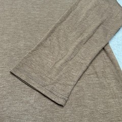 NWT Cuddl Duds Men’s XXL Brown Long Sleeve Crew Neck Pullover Tee
