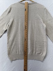 Old Navy Crew Neck Sweatshirt Size Medium White Pullover Jumper Lightweight