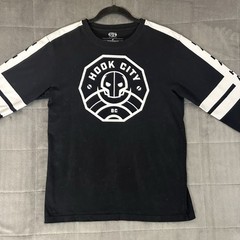 Riot Games League of Legends BlitzCrank Hook City Black Long Sleeve Shirt Medium
