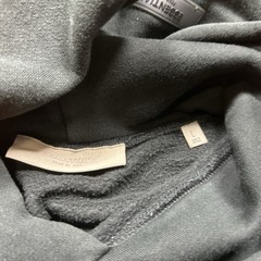 Fear of God Essentials Black Stretch Limo Hoodie Size L