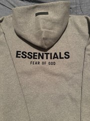 Essentials Fear Of God Dark Oatmeal SS22 NEW WITH TAGS SIZE L Dark Gray Color