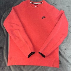 Nike Men’s Red and Orange Sweatshirt