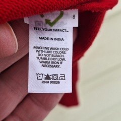 Makers Mark Hoodie Red Size M Whisky Athleisure Sport Organic Cotton Sustainable