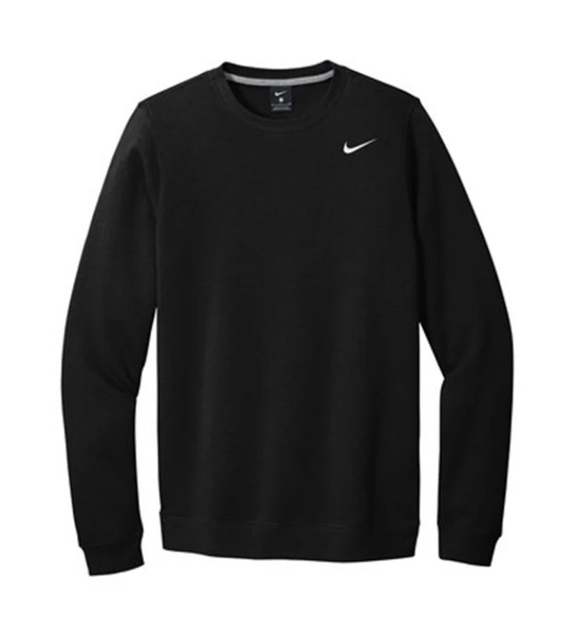 Nike Club Fleece CrewSweatshirt 835589-010 Men’s Size Large