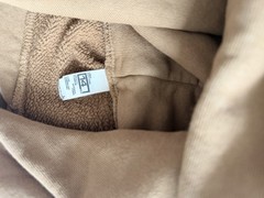 Los Angeles Apparel Heavy Cotton Fleece 14oz Pullover Hoodie Faded Camel Brown L