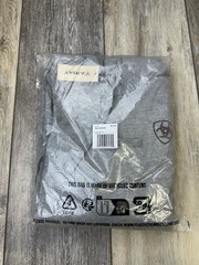 Ariat Men’s Lightweight Logo Hoodie Sweatshirt 10040817 Grey Size: XL