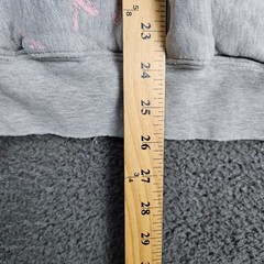Triple Five Soul Gray Hoodie Pullover Spell Out Logo Casual Size L